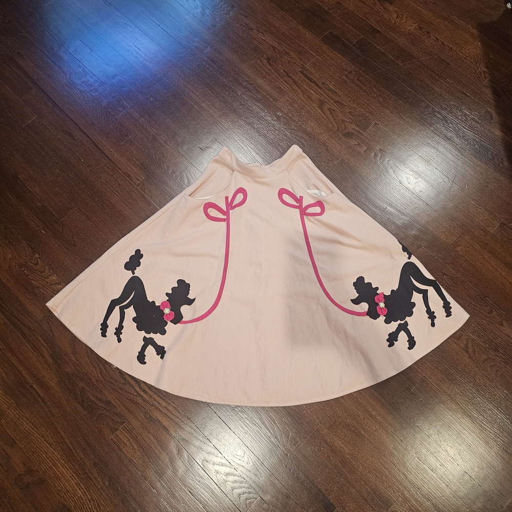 Chic Pink and Black Women's Skirt